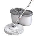 Household Floor Cleaning Long Extendable Handle Stainless Steel Mop Bucket Set Self-Wringer Dirty Water Separation